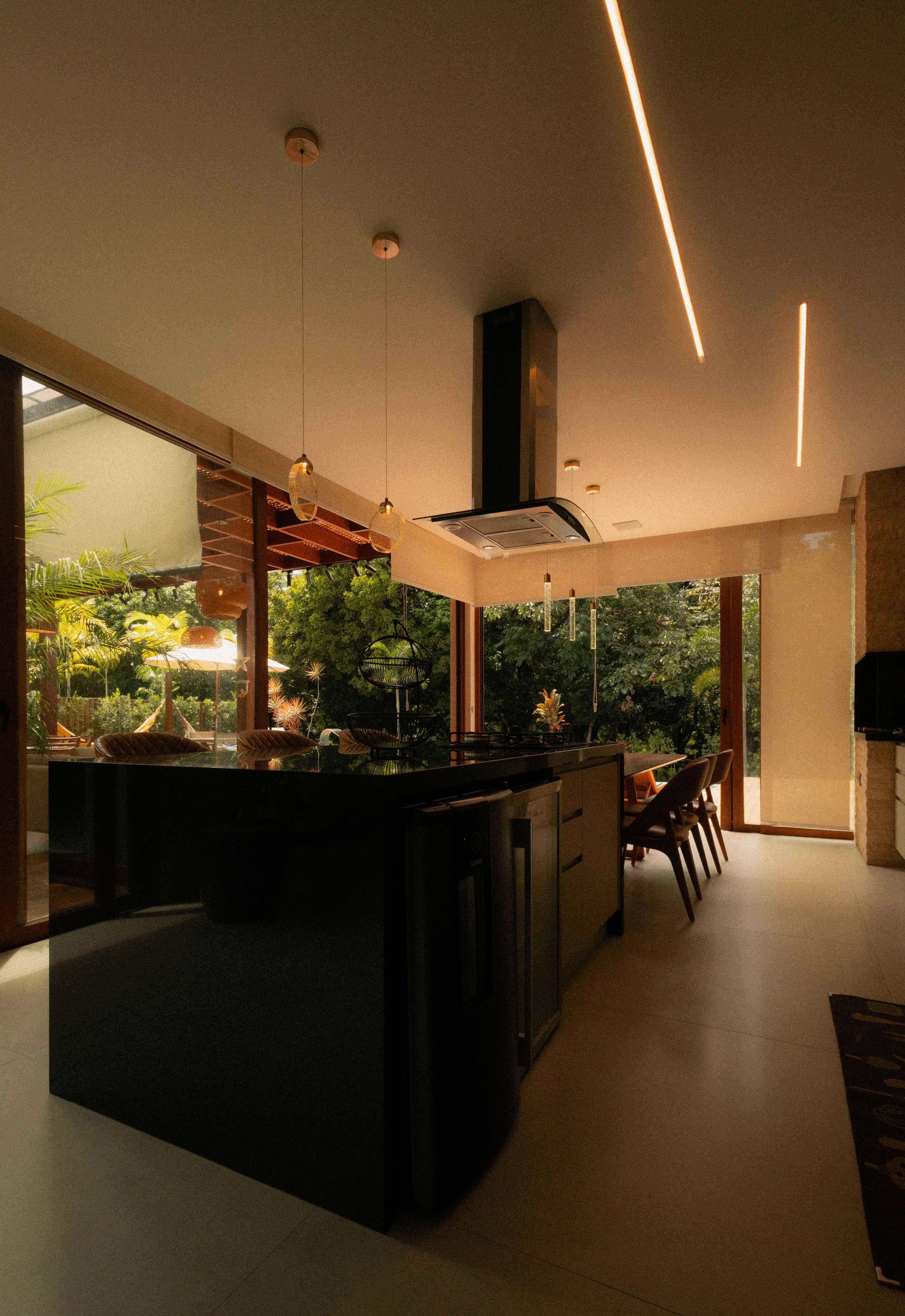 Warm natural-light kitchen interior